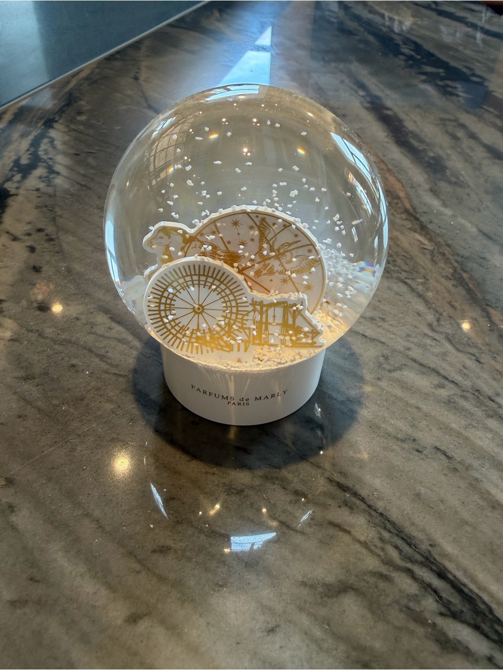 Parfums de Marly Gold & White Snow Globe